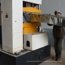 Parafuso articulação PPGI Máquina de formação de rolagem de telhado para hangar de aeronave